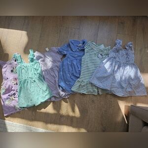 Bundle 6 Casual Dresses Toddler Girl 4T